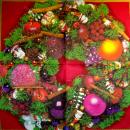 198 Weihnachten Blumen - 3-lagig